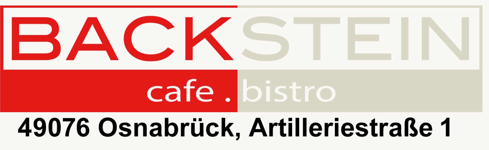 Logo vom Cafe Backstein